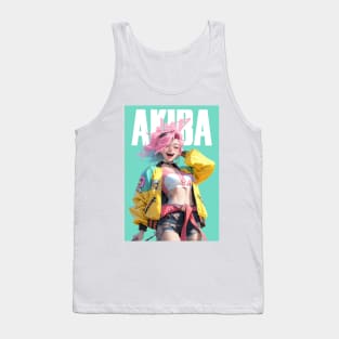 AKIBA DRIP - BE HAPPY 幸せになって | PRETTY CUTE SMILING ANIME GIRL Tank Top